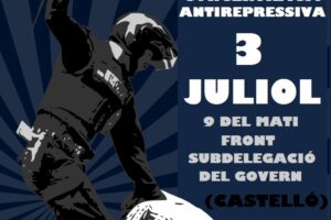 Castellón: Jornada Antirrepresiva CGT