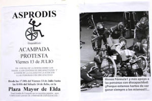 Manifiesto y fotos de la Acampada de Asprodis