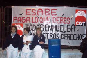 Huelga de la limpieza en Esabe (Alicante)