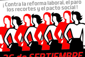 Manifestación en Burgos contra la reforma laboral, el paro, los recortes y el pacto social‏