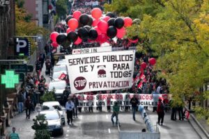 La Plataforma Sindical de Andalucía en defensa de los Servicios Públicos