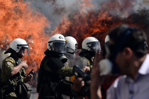 Muere un manifestante durante la Huelga General en Grecia