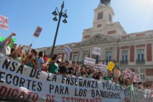 CGT-PV apoya la huelga de estudiantes contra el desmantelamiento de la enseñanza pública