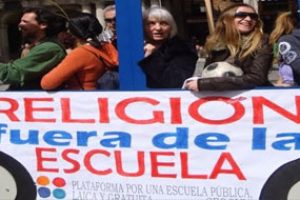 Por una Escuela Pública y Laica, ¡Religión fuera de la Escuela!