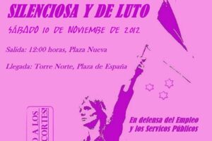 Marcha silenciosa y de luto en Sevilla