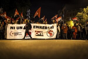 Éxito de la Huelga General en los turnos de noche en Barcelona