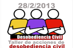 Taller de desobediencia civil en CGT-Valencia