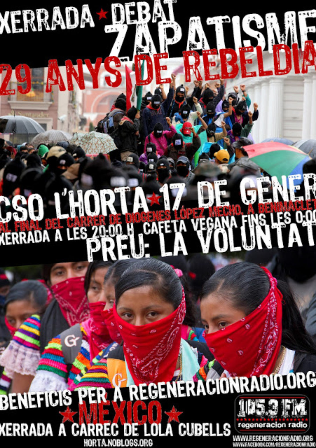 Charla-Debate: Zapatismo 28 años de Rebeldes