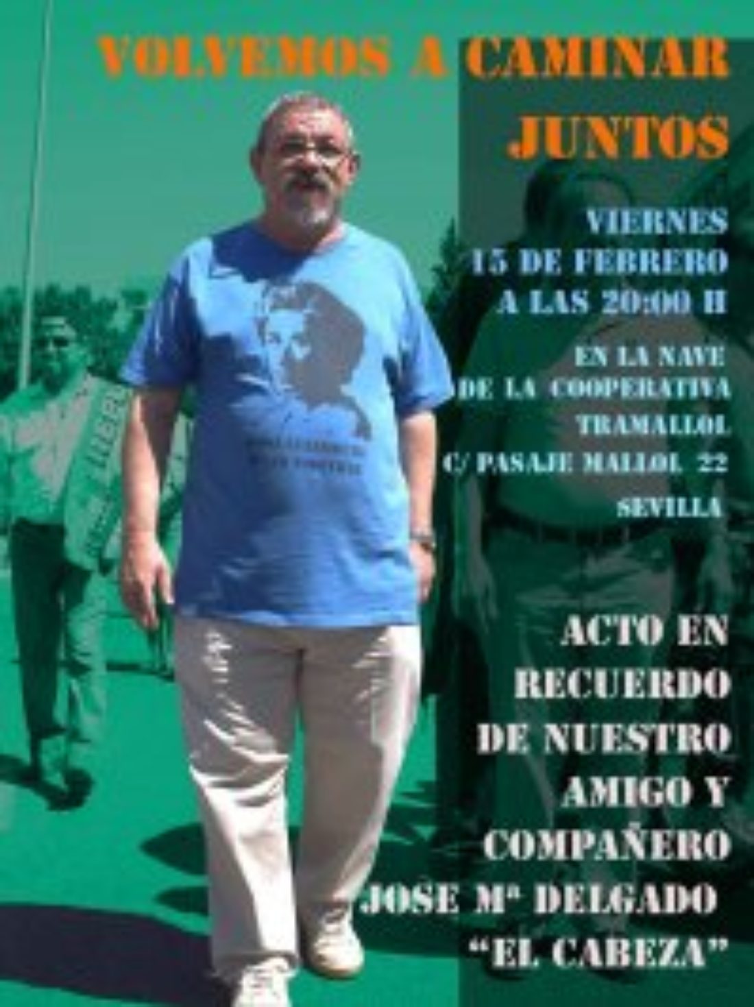 Acto de homenaje a Jose María Delgado, fundador de ATTAC Sevilla y del Foro Social de Sevilla