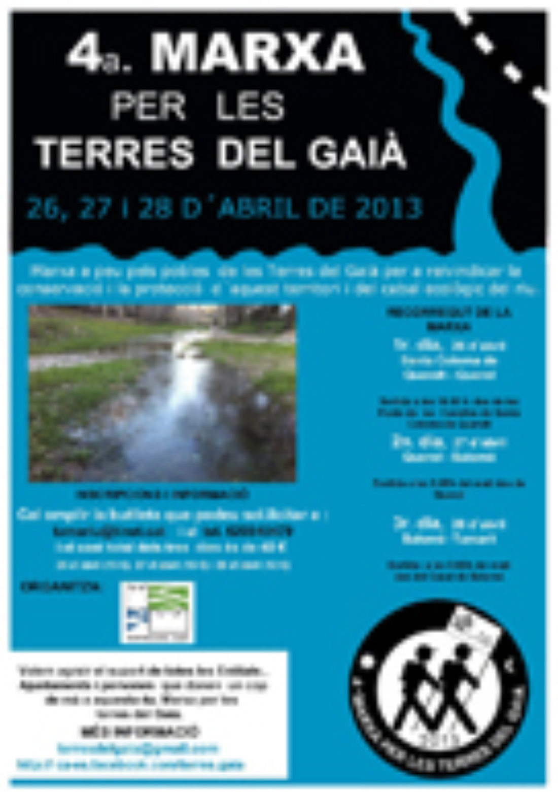 4ª Marcha a pie por las Tierras del Gaià en defensa de la conservación y protección del río Gaià
