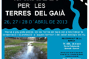 4ª Marcha a pie por las Tierras del Gaià en defensa de la conservación y protección del río Gaià