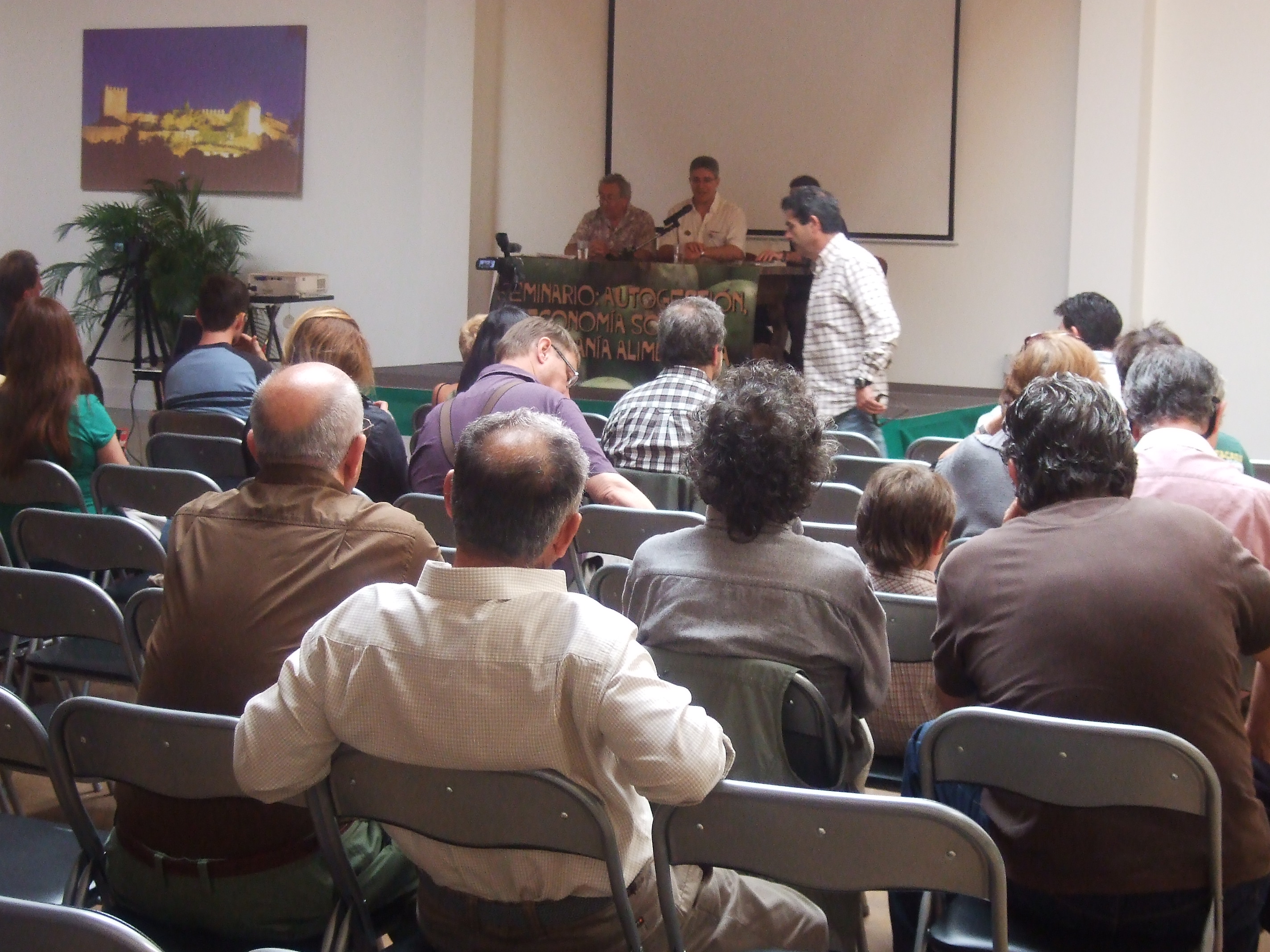 El alcalde de Castellar critica la cerrazón de los gerentes de La Almoraima en la inauguración de las jornadas de CGT