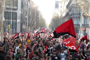CGT Barcelona. Actos de apoyo ante los juicios por las movilizaciones de la Huelga General 29-M 2012
