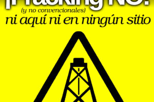 Manifestación contra el fracking en Burgos el 18 de mayo