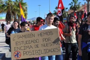 CGT-Murcia apoya la Huelga Indefinida de enseñanza en esa región