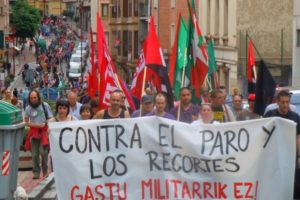 Marcha por Ezkerraldea contra el paro y los recortes sociales