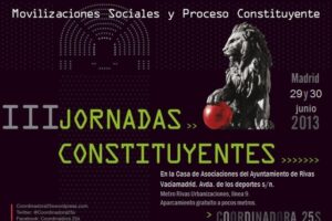 III Jornadas Constituyentes convocadas por la Coordinadora 25S