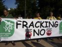 Manifestación «fracking NO» en Castellón