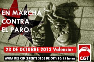 CGT-PV llama a participar en la I Marcha Valenciana contra el paro y la precariedad