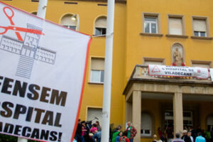 Manifestación en defensa del Hospital de Viladecans y de la sanidad pública