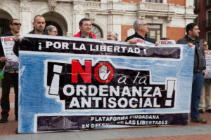 Valladolid 28 de octubre, Rueda de Prensa por la libertad