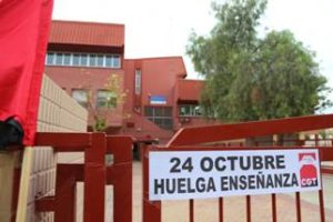 CGT Murcia: La CGT considera un éxito la huelga de enseñanza en nuestra región
