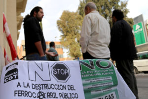Ecologistas en acción apoya las movilizaciones contra la privatización de RENFE y ADIF