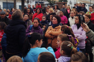Concentraciones en los colegios de Archidona y Villanueva de Tapia.