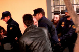 Dos detenidos en la concentración de repulsa a la llegada de Mariano Rajoy a Murcia