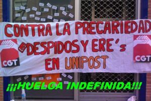 Unipost: CGT convoca huelga indefinida a partir del 13-D