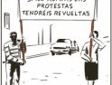 la delegacion del gobierno español en Nafarroa prohíbe una concentración del 15M Iruñea contra la ley mordaza