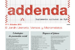 Addenda, suplemento cultural del RyN – Nº 9, diciembre 2013