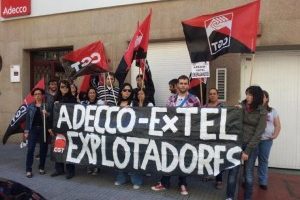 Los trabajadores de las contratas de Movistar de Extel en todo el estado y Atento A Coruña- se movilizan contra sus abusos y agresiones