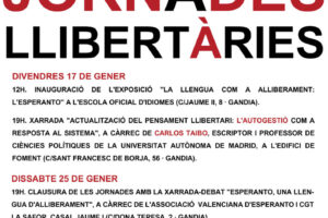 Jornadas Libertarias 2014 CGT-La Safor