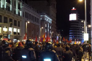 Ocho detenidos en Madrid tras una manifestación contra la «represión» de la ‘ley mordaza’
