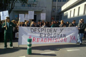 26F: Concentración en Granada por la readmisión de las compañeras despedidas en los hospitales Clínico y Virgen de las Nieves