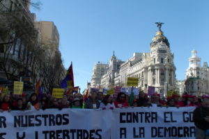 [Fotos y vídeo] Manifestación en Madrid el 23F. No a Ley Mordaza
