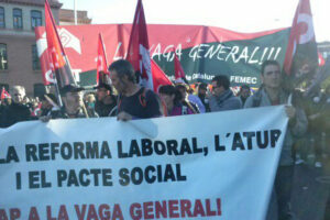La FL CGT Manresa estuvo en las Marchas de la Dignidad en Madrid