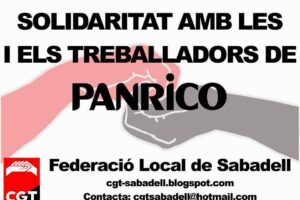 Concentración en solidaridad con la plantilla de Panrico
