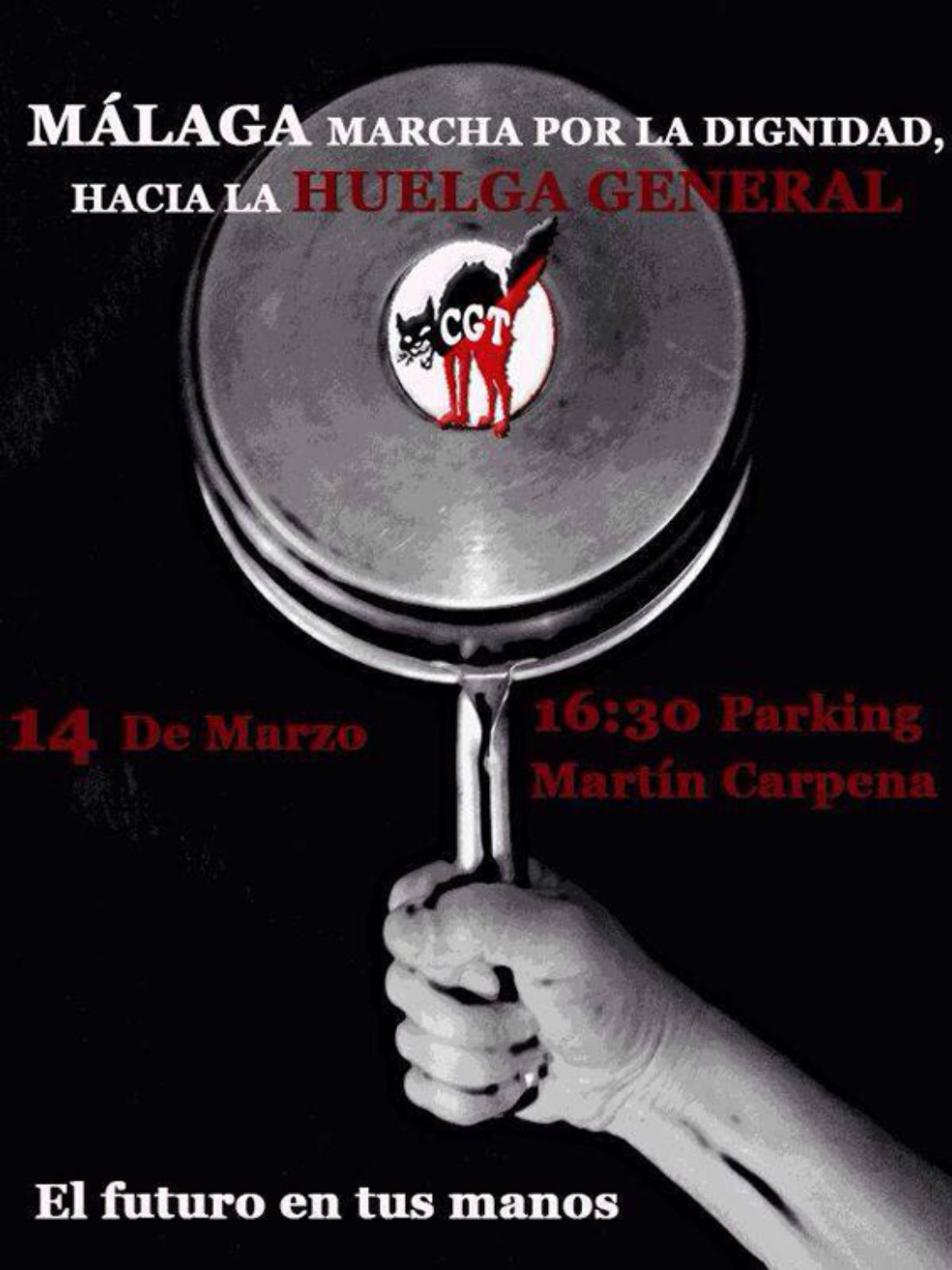 La Marcha por la Dignidad cruzará Málaga el 14 de marzo, dirección Madrid 22M
