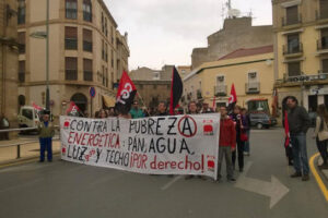 Manifestación en Linares contra la pobreza energética
