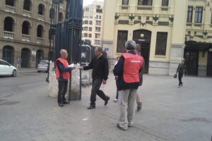 CGT denuncia que ADIF trata de impedir el reparto de información laboral de la ONCE en la Estación del Norte de Valencia