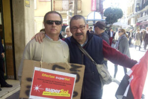 Gracias, en nombre de la sección sindical de Supersol y de Antonio Méndez, despedido de Supersol