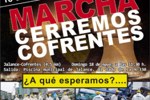 Tanquem Cofrents realizará una marcha el 18 de mayo para pedir el cierre de la central nuclear