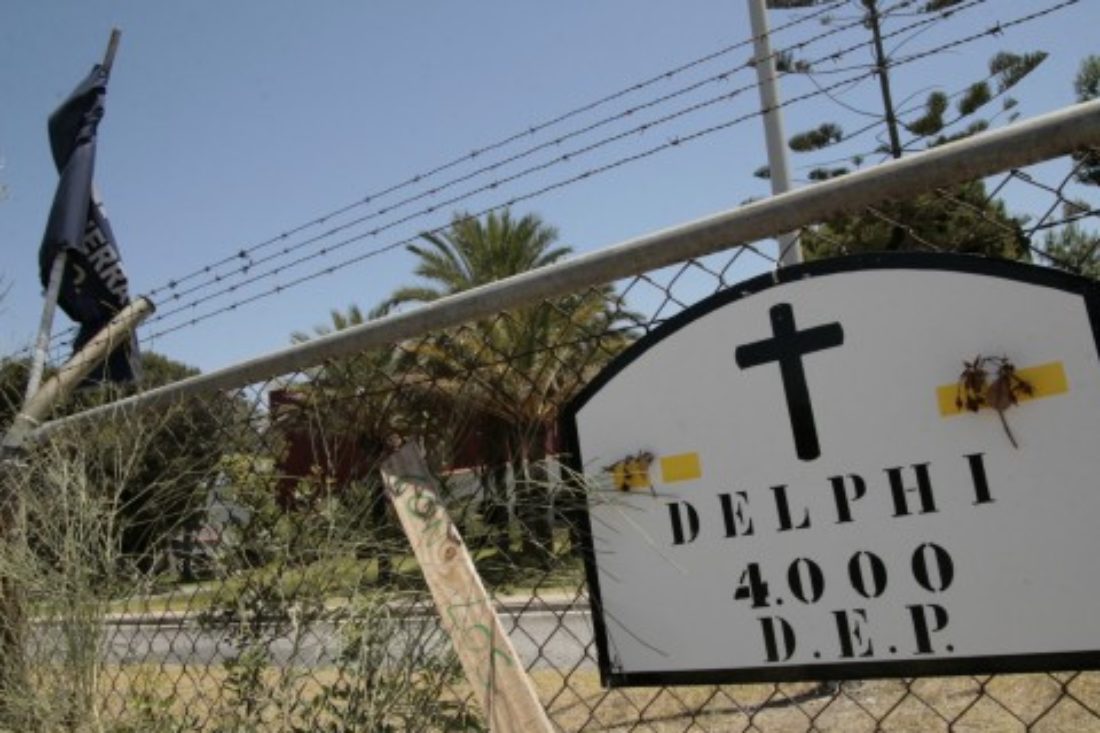 Concentraciones en Madrid, Sevilla y Cádiz en apoyo de la plantilla de Delphi