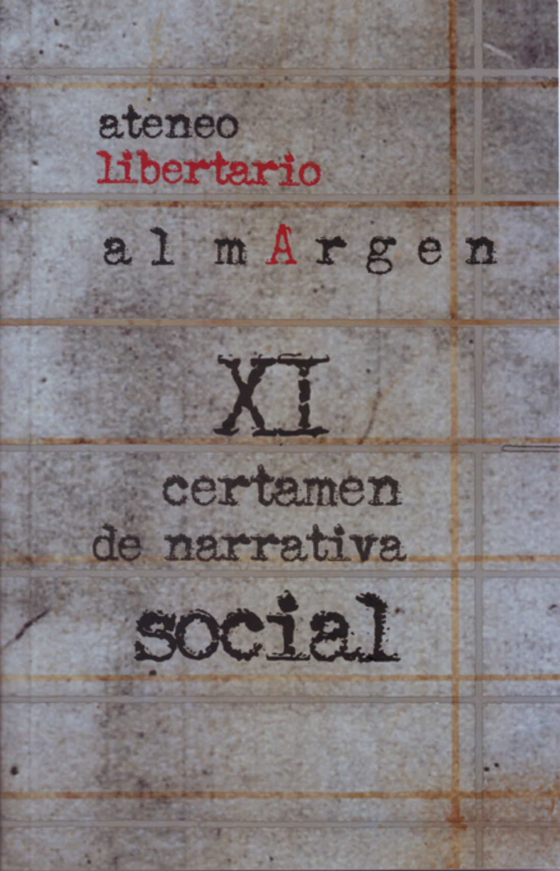 Convocado el XII Certamen de Narrativa Social Al Margen