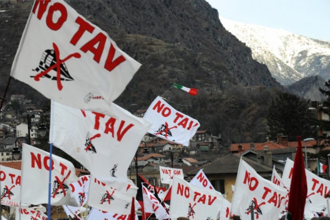 Solidaridad con cuatro activistas NO TAV del Valle de Susa (Italia)