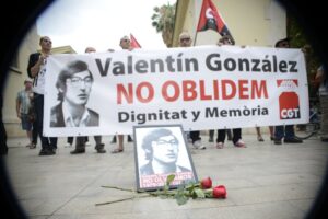 [Fotos] Homenaje a Valentín González en el 35 aniversario de su asesinato