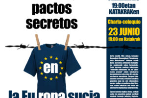 23 de junio: Charla «Esclavizados por el libre mercado» en Iruñea