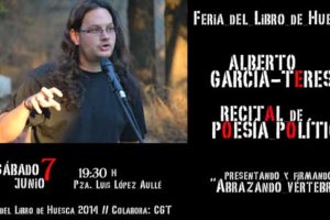 Recital de poesía política en Huesca